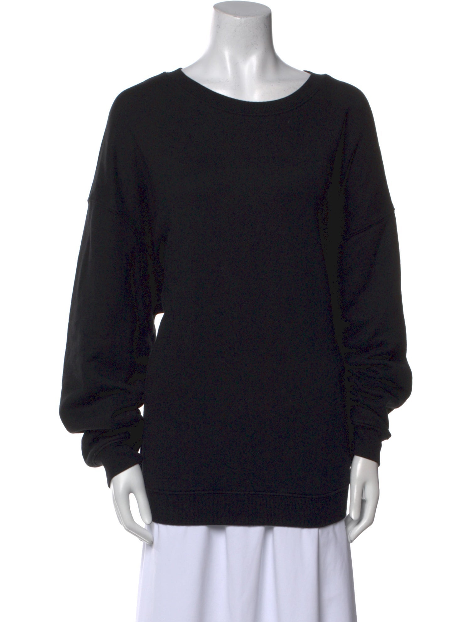 Éterne Bateau Neckline Long Sleeve Sweatshirt