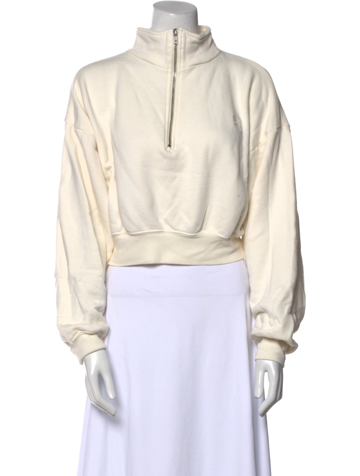 Éterne Mock Neck Long Sleeve Sweatshirt