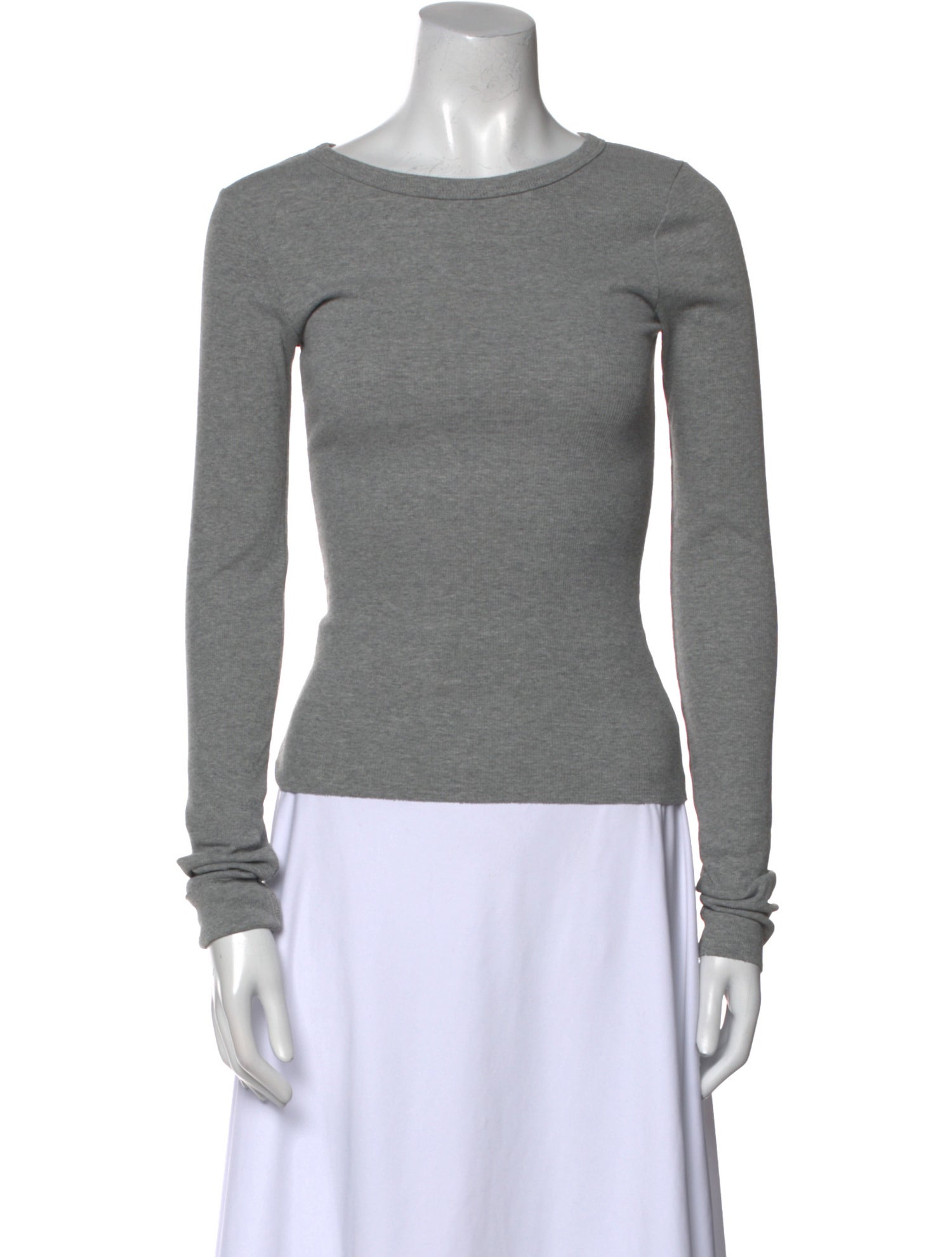 Éterne Scoop Neck Long Sleeve Top