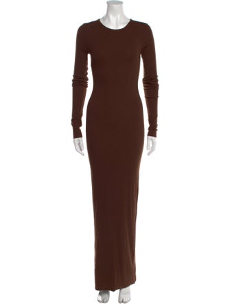 Éterne Crew Neck Long Dress