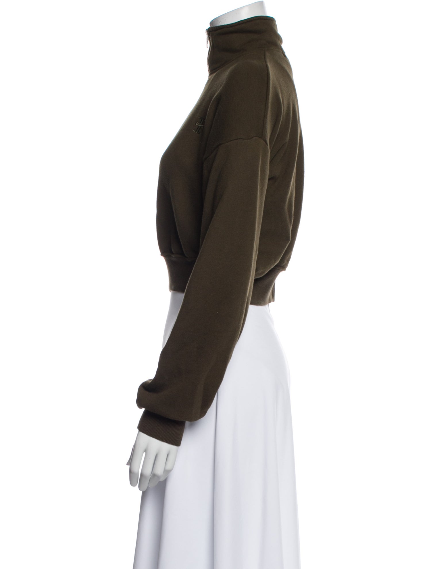 Éterne Mock Neck Long Sleeve Sweatshirt
