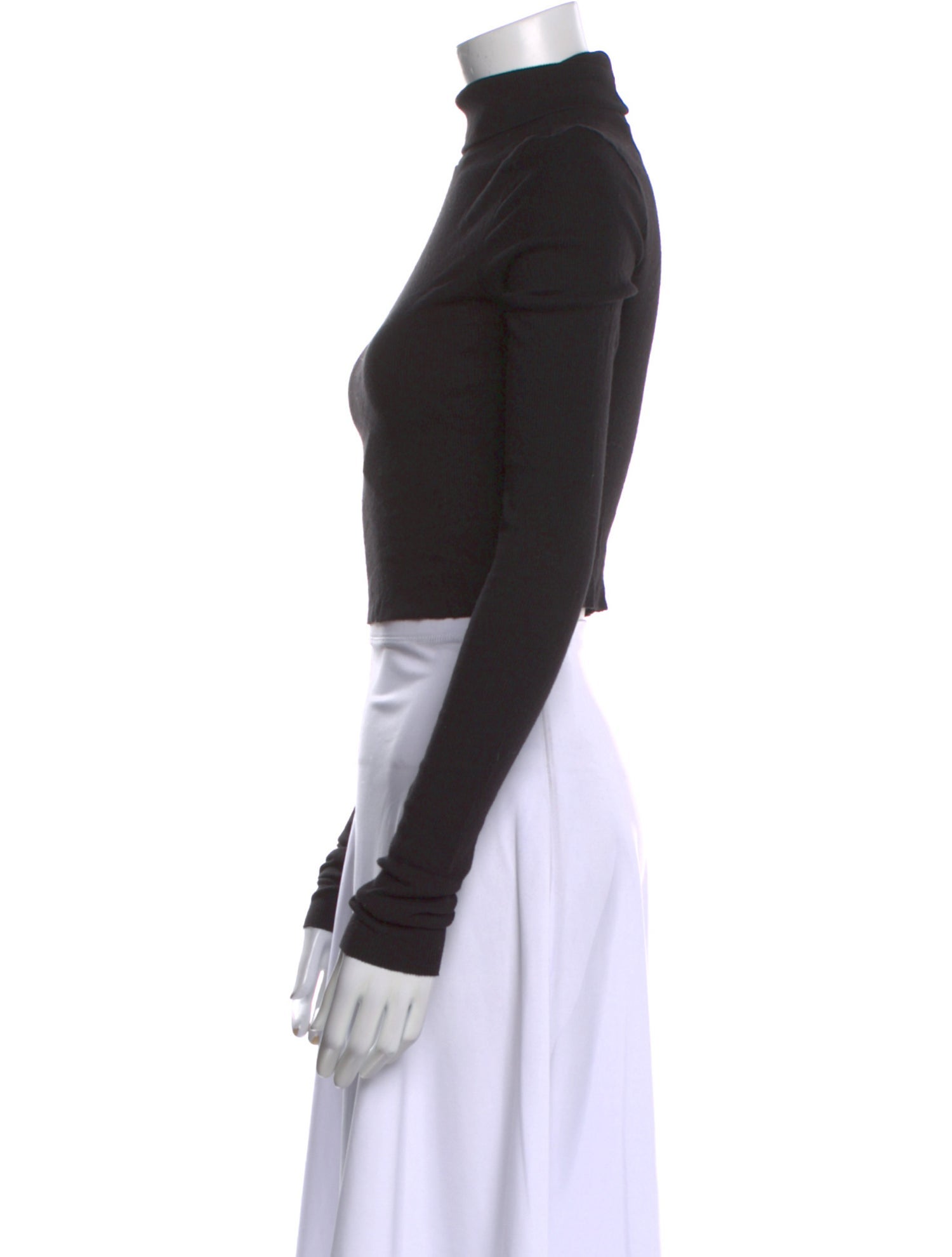 Éterne Turtleneck Long Sleeve Crop Top