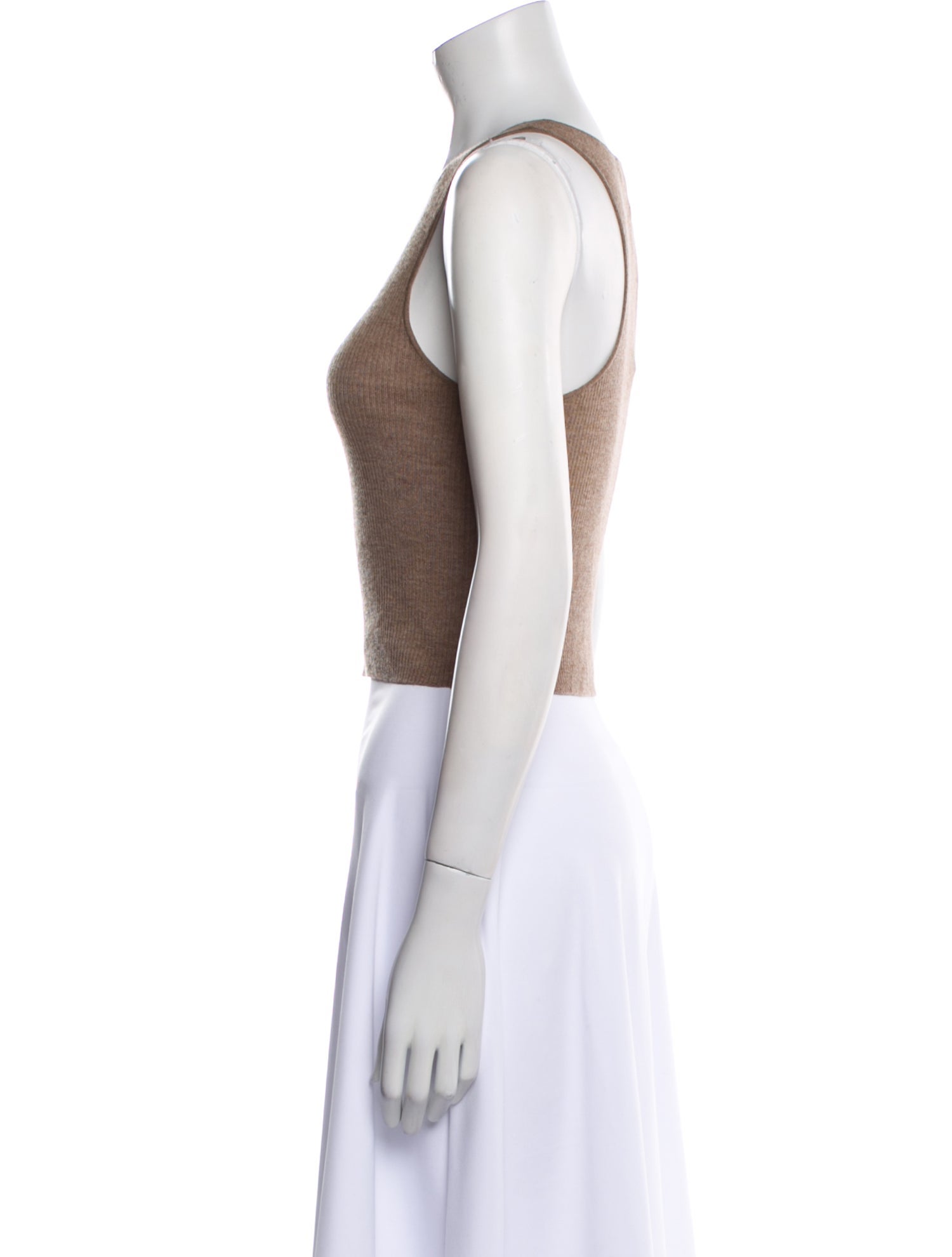 Éterne Cashmere Scoop Neck Crop Top w/ Tags