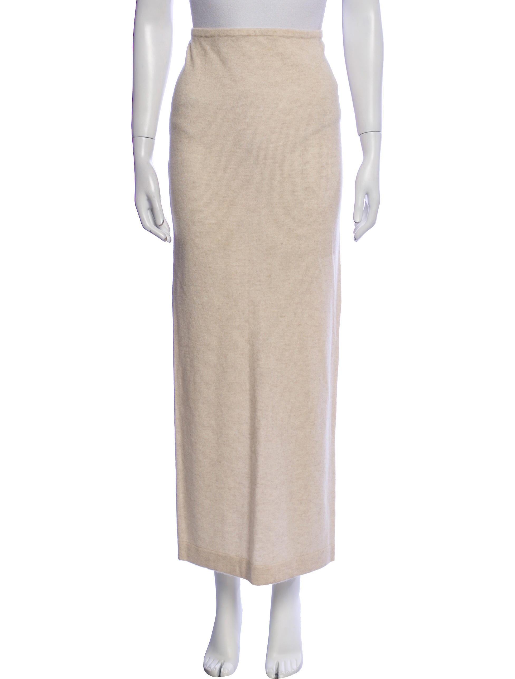 Éterne Cashmere Midi Length Skirt