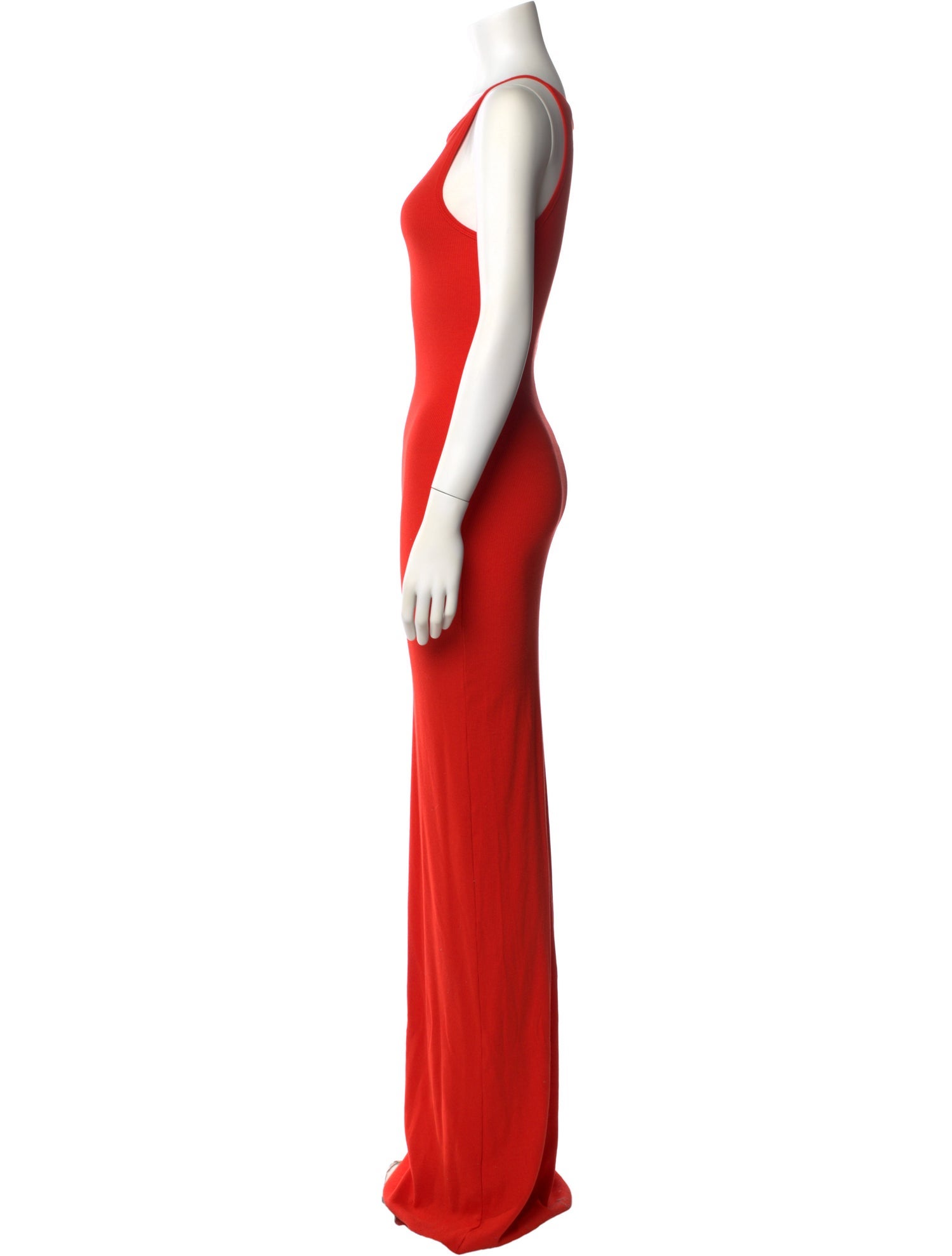Éterne Scoop Neck Long Dress