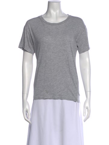 Pre-owned Éterne Crew Neck Short Sleeve T-shirt In Gray