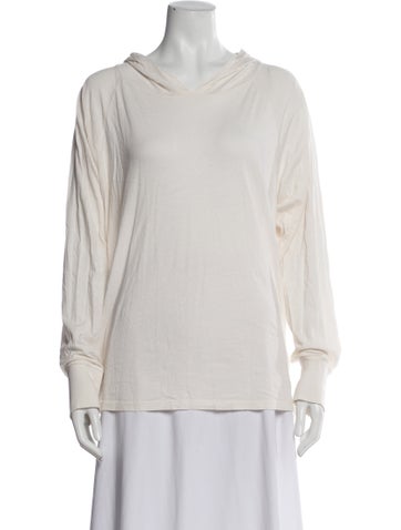 Pre-owned Éterne Crew Neck Long Sleeve Hoodie In Neutral