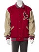 Ebbets Field Flannels Wool Striped Varsity Jacket