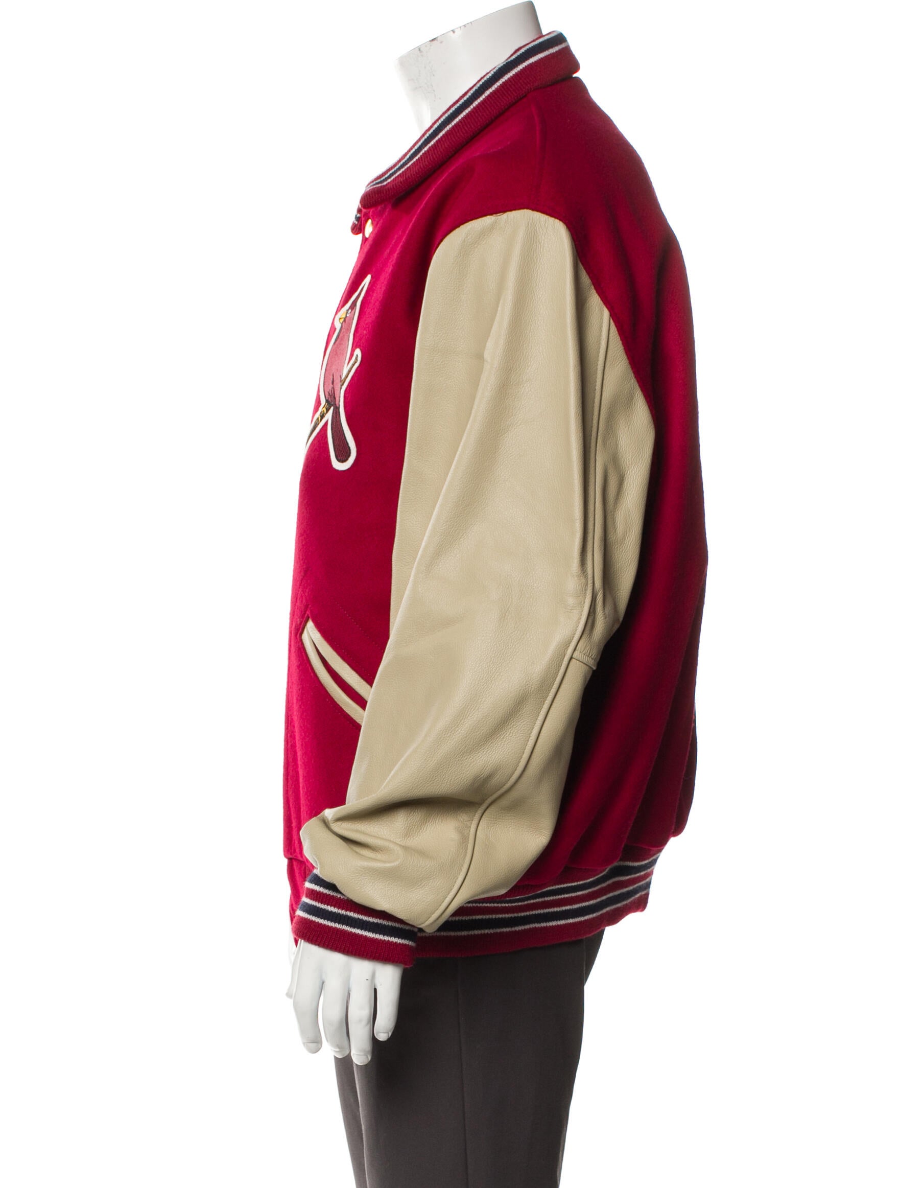 Ebbets Field Flannels Cardinals Wool Varsity Jacket