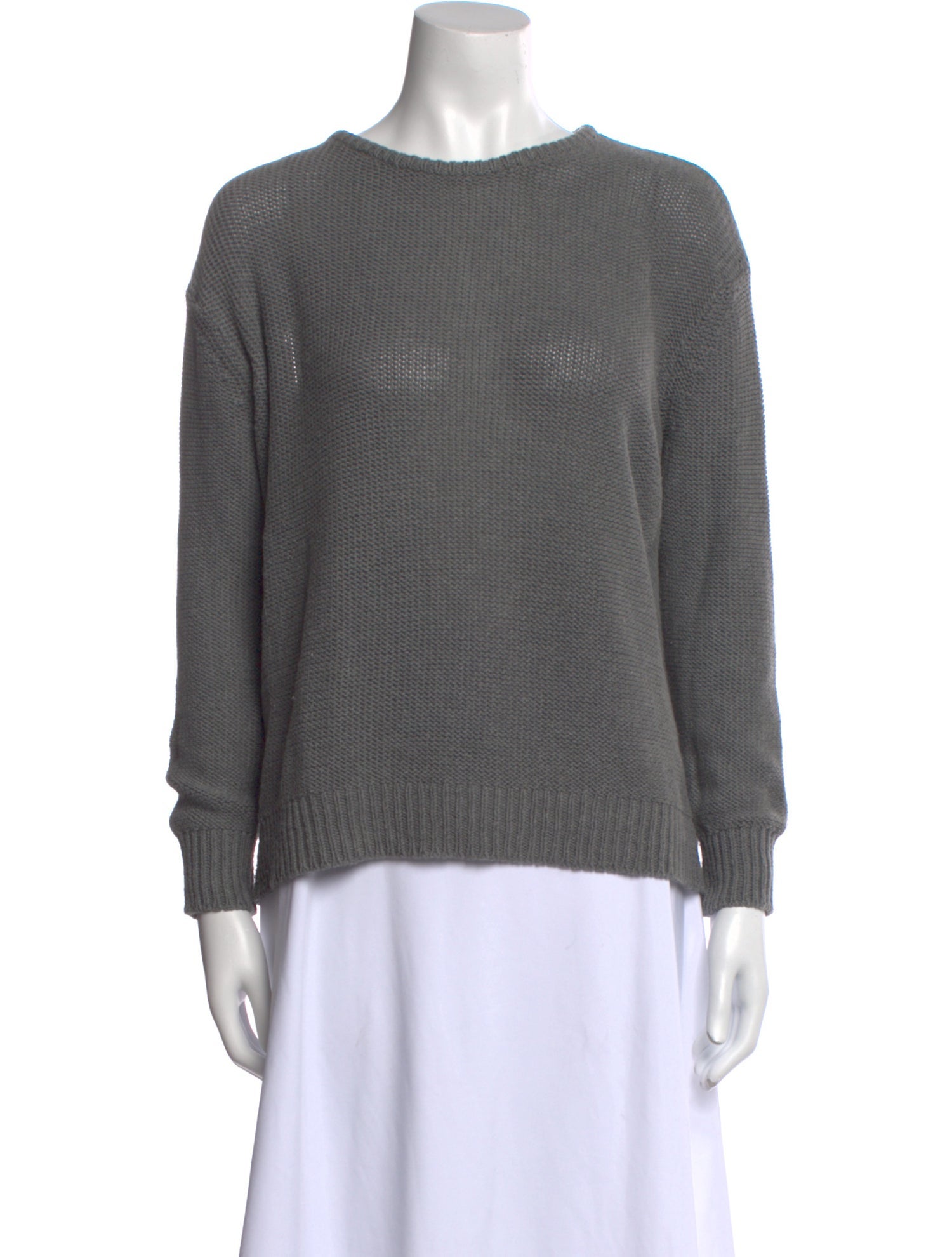 Wes Gordon Scoop Neck Long Sleeve Sweatshirt