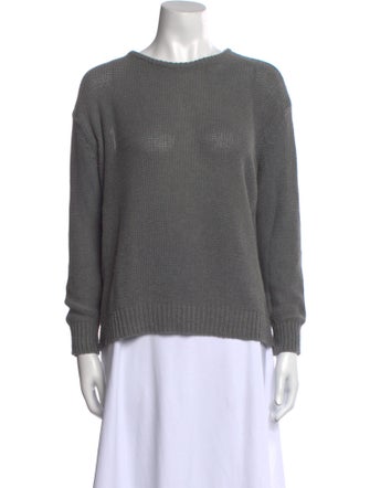 Wes Gordon Scoop Neck Long Sleeve Sweatshirt