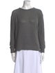 Wes Gordon Scoop Neck Long Sleeve Sweatshirt