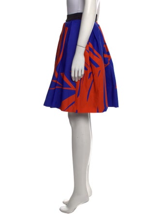 Eggs Printed Knee-Length Skirt