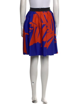 Eggs Printed Knee-Length Skirt