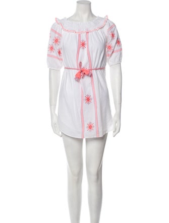 Egg Patterned Mini Dress