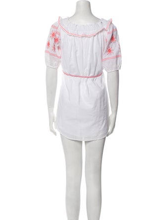 Egg Patterned Mini Dress