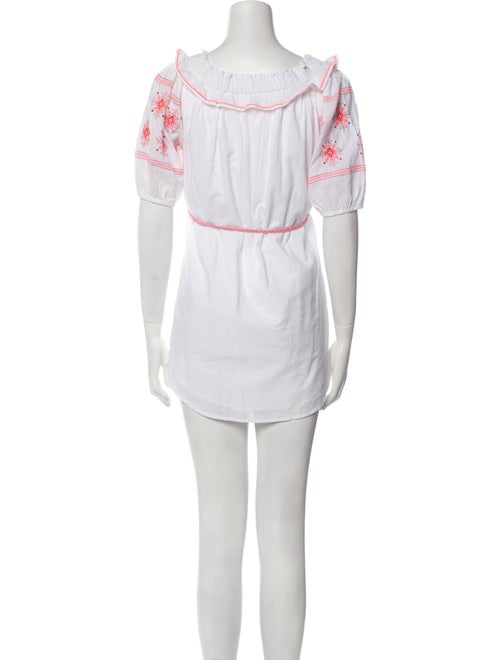 Egg Patterned Mini Dress