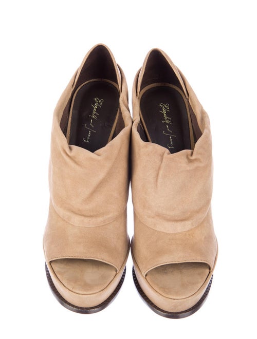 Elizabeth and James Peep-Toe Booties