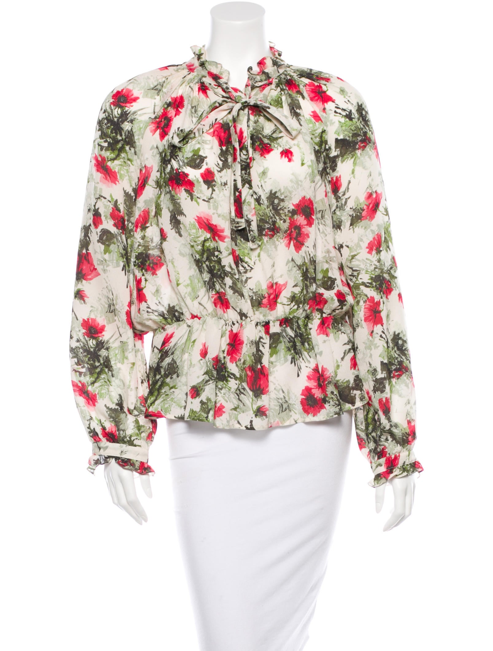 elizabeth and james silk shirt