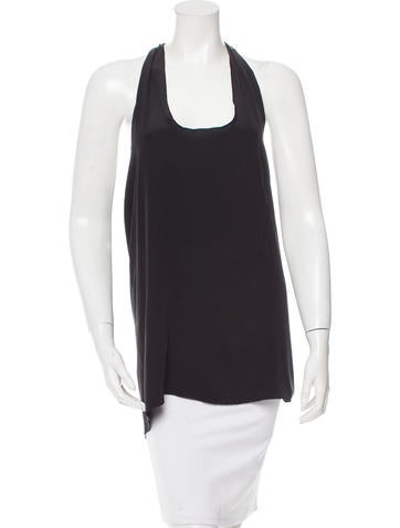 Elizabeth and James Silk Halter Top