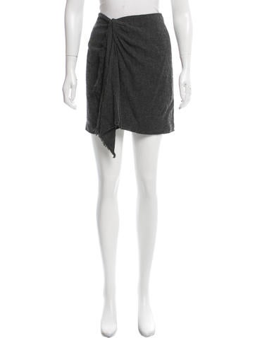 Elizabeth and James Wrap Mini Skirt