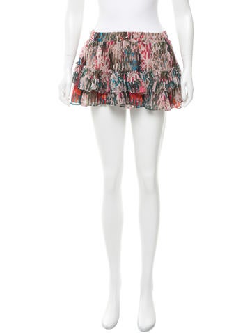 Elizabeth and James Printed Mini Skirt
