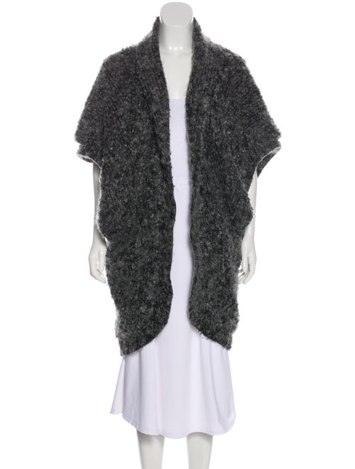 Elizabeth and James Short Sleeve Cardigan Grey