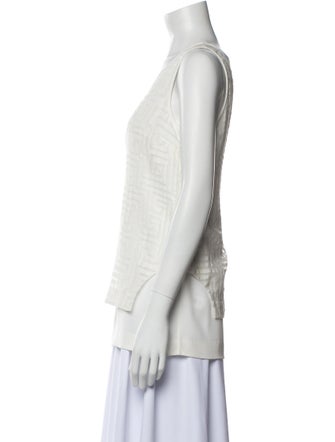 Elizabeth and James Scoop Neck Sleeveless Top