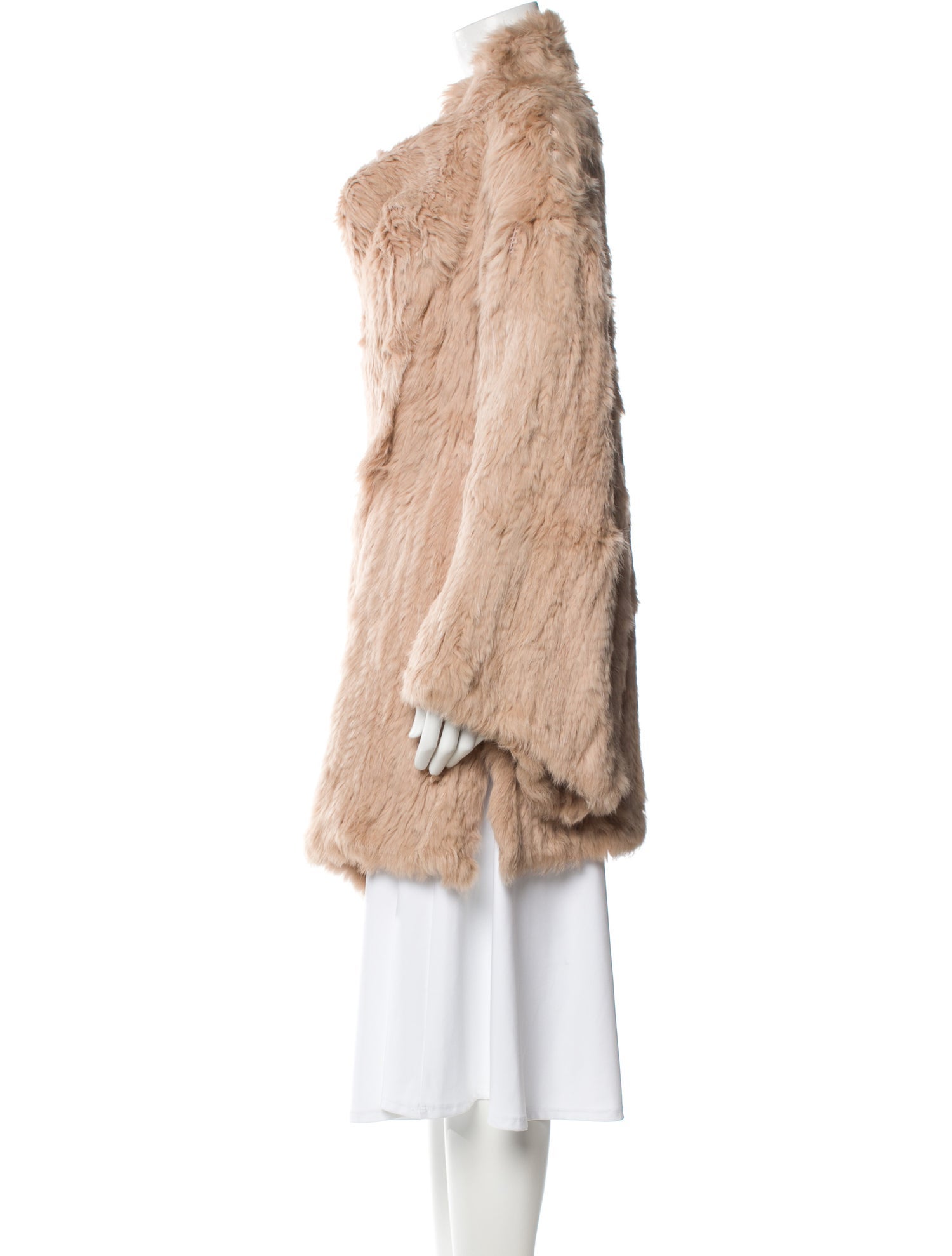 Elizabeth and James Faux Fur Faux Fur Coat