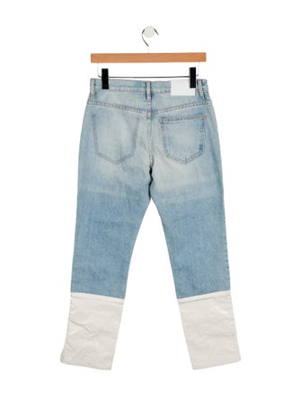ei8ht dreams Mid-Rise Straight Leg Jeans