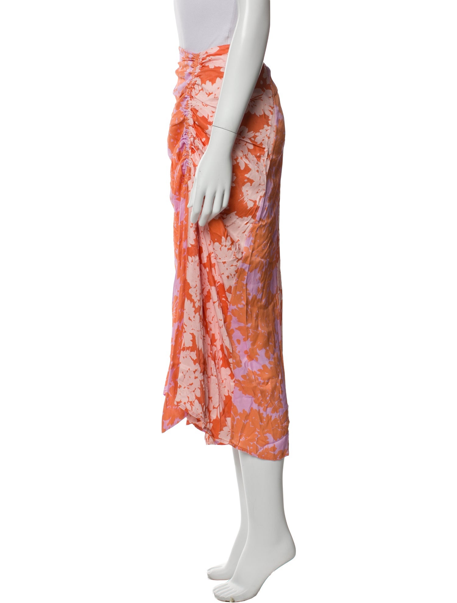 Eiko Ai Printed Midi Length Skirt w/ Tags