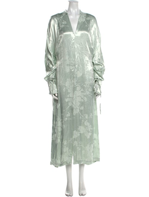 Eiko Ai V-Neck Long Dress