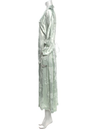 Eiko Ai V-Neck Long Dress