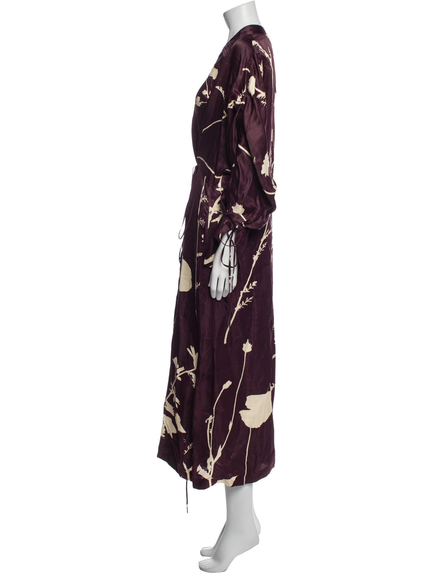 Eiko Ai Floral Print Long Dress w/ Tags