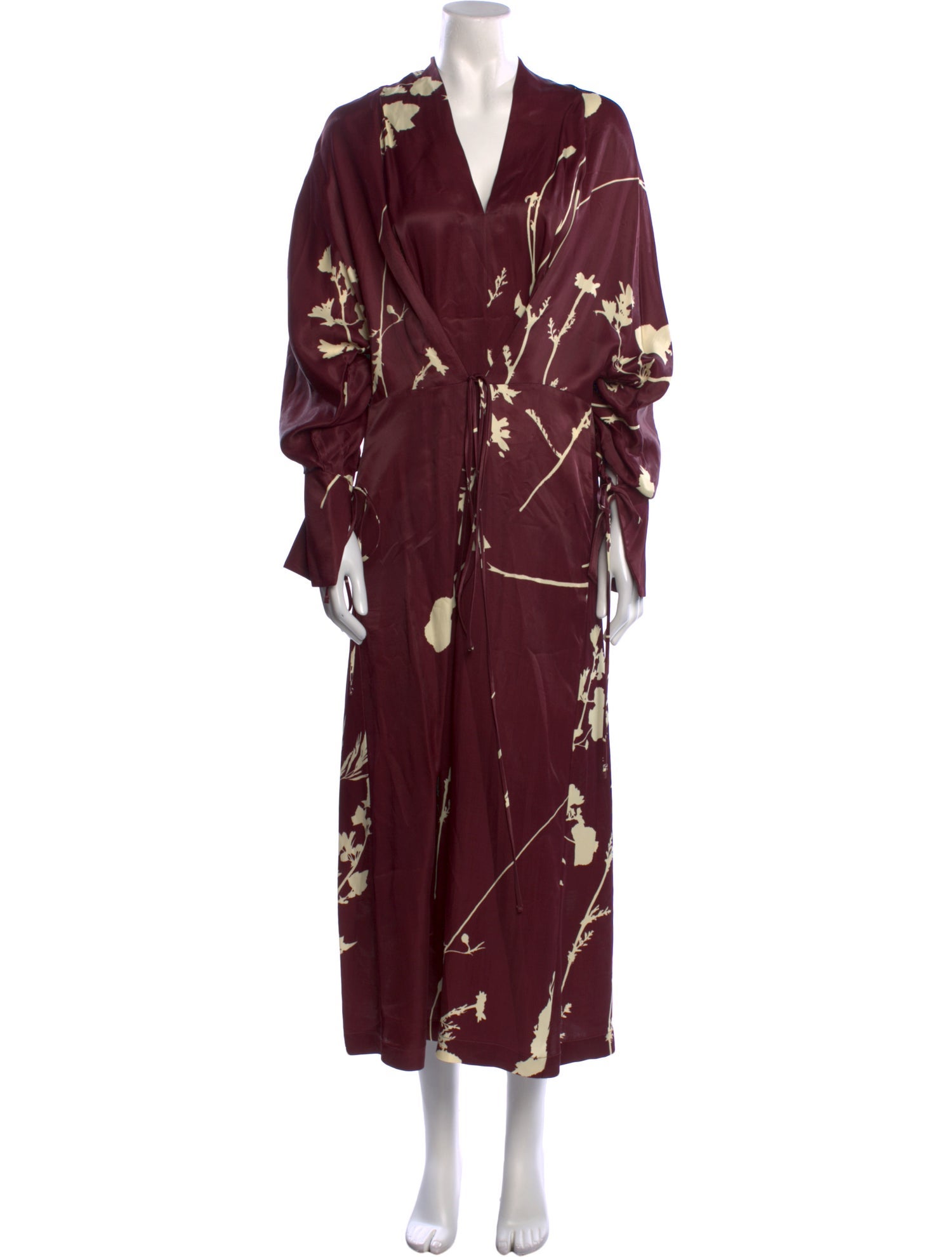 Eiko Ai Floral Print Long Dress w/ Tags