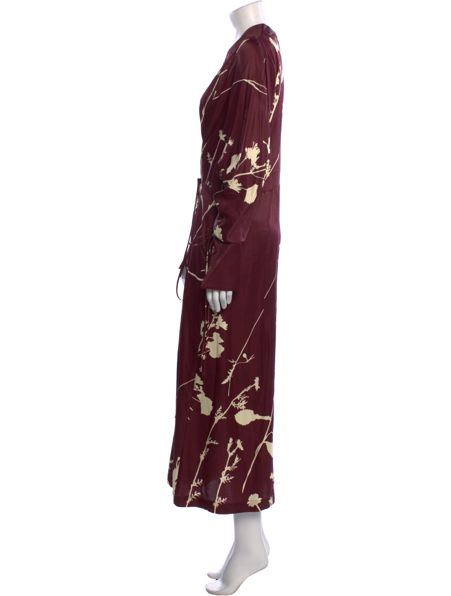 Eiko Ai Floral Print Long Dress w/ Tags
