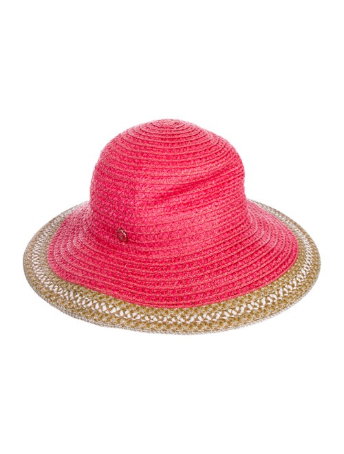 Eric Javits Straw Wide Brim Hat multicolor