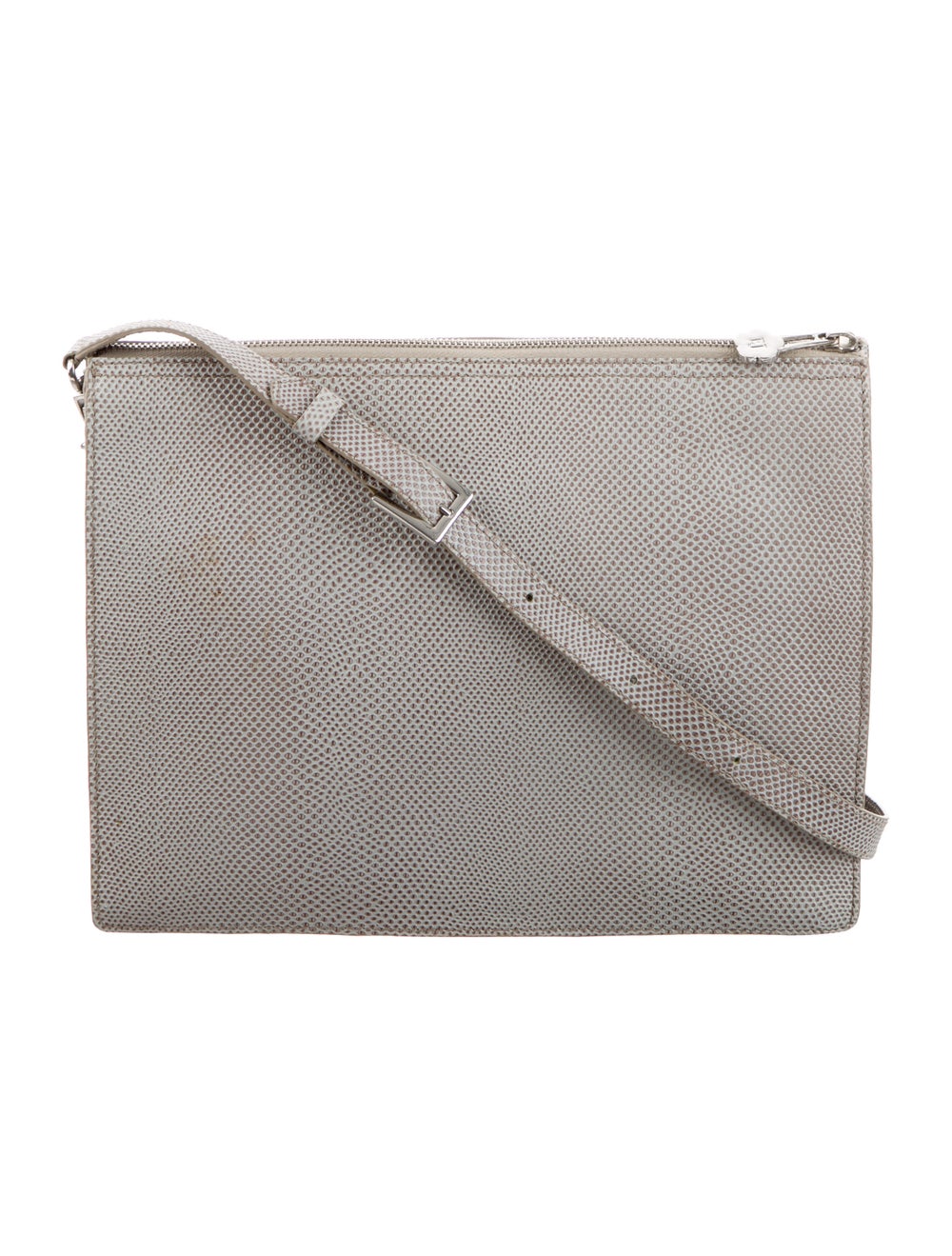 Eric Javits Embossed Leather Shoulder Bag - image 4