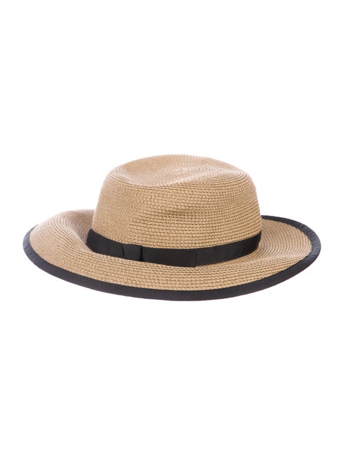 Eric Javits Straw Velcro Hat brown