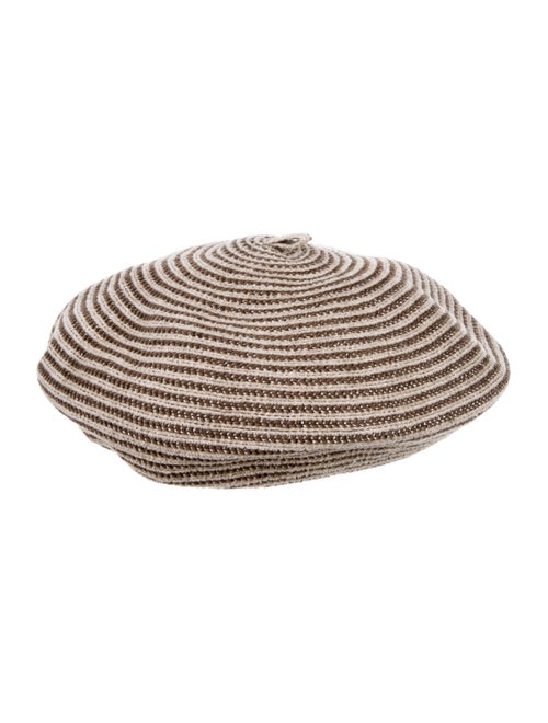 Eric Javits Wool Beret Tan