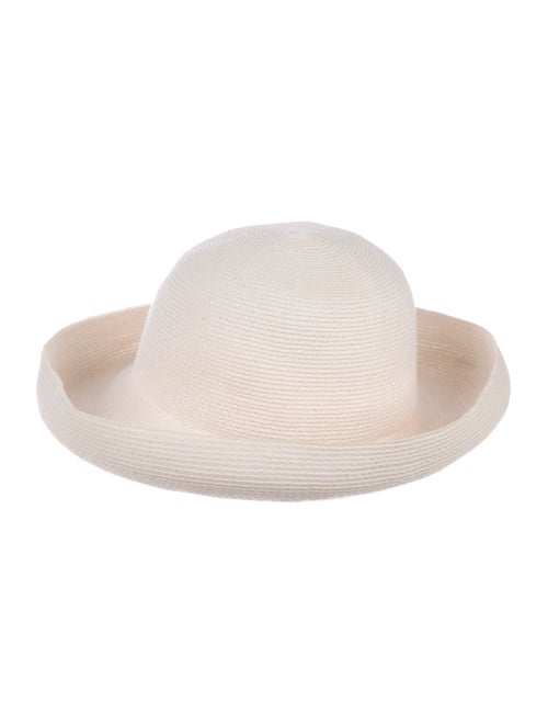 Eric Javits Wide Brim Straw Hat Tan