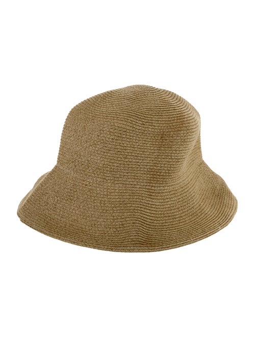 Eric Javits Straw Wide Brim Hat Beige