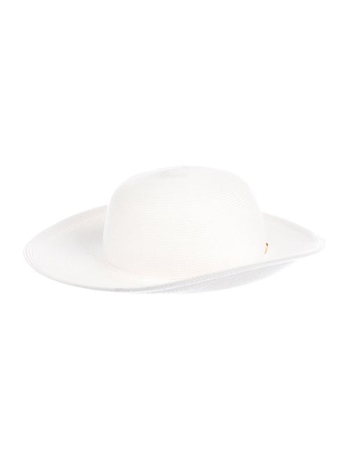 Eric Javits Straw Wide Brim hat gold
