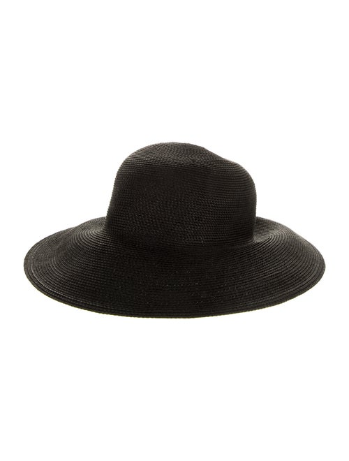 Eric Javits Raffia Sun Hat Black