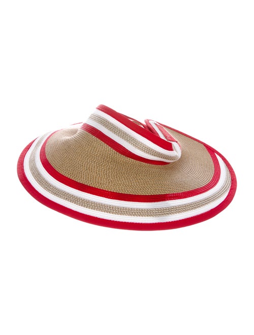Eric Javits Straw Wide-Brim Hat Beige
