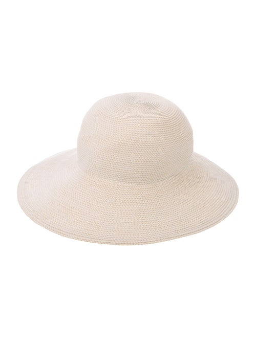 Eric Javits Raffia Wide Brim Sunhat Tan