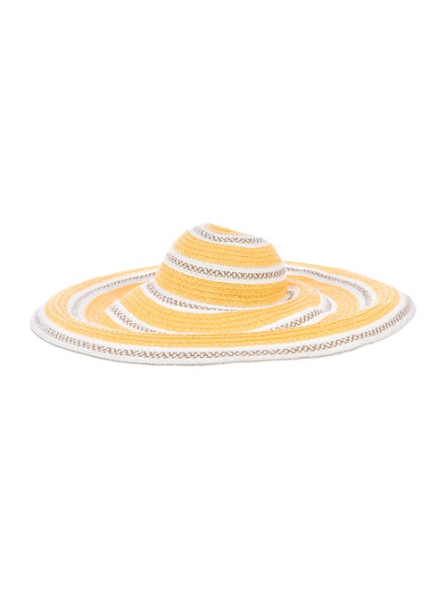 Wide Brim Sun Hat Yellow