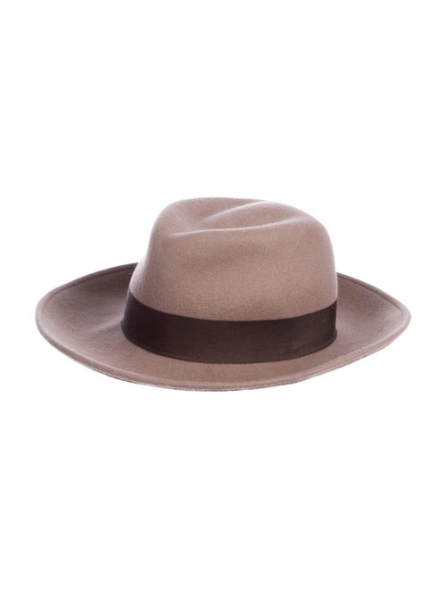 Eric Javits Felt Fedora Hat brown