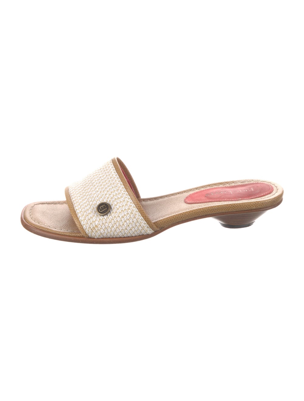 Eric Javits Leather Slides - image 1