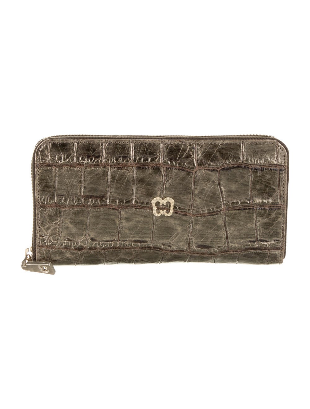 Eric Javits Leather Printed Wallet - image 1